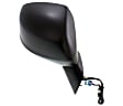 Passenger Side Mirror, Power, Manual Folding, Heated, Textured Black, No Signal Light, No Memory, No Puddle Light, No Auto-Dimming, No Blind Spot Feature