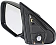 Driver Side Mirror, Power Adjust, Manual Folding, Non-Heated, Textured Black, No Signal Light, No Memory, No Puddle Light, No Auto-Dimming, No Blind Spot Feature