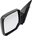 Driver Side Mirror, Power Adjust, Manual Folding, Non-Heated, Textured Black, No Signal Light, No Memory, No Puddle Light, No Auto-Dimming, No Blind Spot Feature