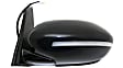 Driver Side Mirror, Power Adjust, Manual Folding, Heated, Paintable, In-housing Signal Light, With memory, No Puddle Light, No Auto-Dimming, No Blind Spot Feature