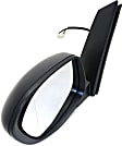 2014-2017 Honda Odyssey - Driver Side Mirror, Power, Manual Folding, Heated, Paintable, No Signal Light, No Memory, No Puddle Light, No Auto-Dimming, No Blind Spot Feature