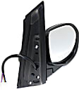 2016 Honda Odyssey Touring Elite - Passenger Side Mirror, Power Adjust, Heated, Paintable, Manual Folding, In-housing Signal Light, No Blind Spot Feature, With Memory, No Puddle Light, No Auto-Dimming