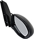 2016 Honda Odyssey Touring Elite - Passenger Side Mirror, Power Adjust, Heated, Paintable, Manual Folding, In-housing Signal Light, No Blind Spot Feature, With Memory, No Puddle Light, No Auto-Dimming