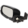 2016-2022 Honda Pilot - Driver Side Mirror, Power Adjust, Manual Folding, Non-Heated, Textured Black, No Signal Light, No Memory, No Puddle Light, No Auto-Dimming, No Blind Spot Feature