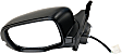 2016 Honda Pilot - Driver Side Mirror, Power Adjust, Non-Heated, Textured Black, Manual Folding, No Signal Light, No Blind Spot Feature, No Memory, No Puddle Light, No Auto-Dimming
