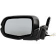 2025 Honda Ridgeline - Driver Side Mirror, Power Adjust, Heated, Paintable, Manual Folding, No Signal Light, No Blind Spot Feature, No Memory, No Puddle Light, No Auto-Dimming