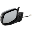 2025 Honda Ridgeline - Driver Side Mirror, Power Adjust, Heated, Paintable, Manual Folding, No Signal Light, No Blind Spot Feature, No Memory, No Puddle Light, No Auto-Dimming