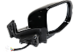 2017 Honda Ridgeline RTS - Passenger Side Mirror, Power Adjust, Heated, Paintable, Manual Folding, No Signal Light, No Blind Spot Feature, With Memory, No Puddle Light, No Auto-Dimming