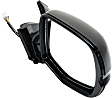 2017 Honda Ridgeline RTS - Passenger Side Mirror, Power Adjust, Heated, Paintable, Manual Folding, No Signal Light, No Blind Spot Feature, With Memory, No Puddle Light, No Auto-Dimming