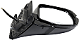 2017 Honda Ridgeline RTS - Passenger Side Mirror, Power Adjust, Heated, Paintable, Manual Folding, No Signal Light, No Blind Spot Feature, With Memory, No Puddle Light, No Auto-Dimming