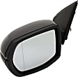 Driver Side Mirror, Power Adjust, Manual Folding, Heated, Paintable, With Signal Light, No Memory, Puddle Light, Auto-Dim, and Blind Spot Feature, For Models With Lane Departure Warning System