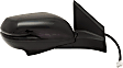 2016 Honda CR-V EX - Passenger Side Mirror, For Models With Lane Departure Warning System, Power Adjust, Heated, Paintable, Manual Folding, In-housing Signal Light, No Blind Spot Feature, No Memory, No Puddle Light, No Auto-Dimming