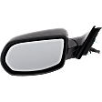 Driver Side Mirror, Power Adjust, Non-Heated, Manual Folding, Textured Black, No Signal Light, No Memory, No Puddle Light, No Auto-Dim, No Blind Spot Feature
