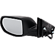 Driver Side Mirror, Power Adjust, Non-Heated, Manual Folding, Textured Black, No Signal Light, No Memory, No Puddle Light, No Auto-Dim, No Blind Spot Feature