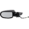 Driver Side Mirror, Power Adjust, Non-Heated, Manual Folding, Textured Black, No Signal Light, No Memory, No Puddle Light, No Auto-Dim, No Blind Spot Feature