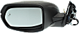 Driver Side Mirror, Power Adjust, Heated, Manual Folding, Paintable, In-housing Signal Light, No Memory, No Puddle Light, No Auto-Dimming, With Blind Spot Detection in Glass