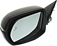 Driver Side Mirror, Power Adjust, Heated, Manual Folding, Paintable, In-housing Signal Light, No Memory, No Puddle Light, No Auto-Dimming, With Blind Spot Detection in Glass