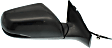 Passenger Side Mirror, Power Adjust, Heated, Manual Folding, Paintable, In-housing Signal Light, No Memory, No Puddle Light, No Auto-Dimming, With Blind Spot Detection in Glass