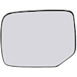 Driver Side Mirror Glass, Non-Heated, No Blind Spot Feature