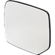 Driver Side Mirror Glass, Non-Heated, No Blind Spot Feature