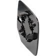 Driver Side Mirror Glass, Non-Heated, No Blind Spot Feature