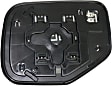 Passenger Side Mirror Glass, Heated, No Blind Spot Feature