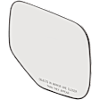 Passenger Side Mirror Glass, Non-Heated, No Blind Spot Feature, Convex, With Backing Plate