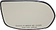 2007-2011 Honda CR-V - Passenger Side Mirror Glass, Heated, No Blind Spot Feature, Backing Plate Included