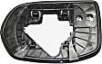 2007-2011 Honda CR-V - Passenger Side Mirror Glass, Heated, No Blind Spot Feature, Backing Plate Included