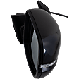 Passenger Side Mirror, Power Adjust, Heated, Manual Folding, Paintable, In-housing Signal Light, No Memory, No Puddle Light, No Auto-Dim, No Blind Spot Feature