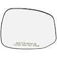 Passenger Side Mirror Glass, Non-Heated, No Blind Spot Feature
