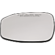 Passenger Side Mirror Glass, Heated, No Blind Spot Feature
