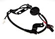 2008 Hyundai Elantra - Rear, Passenger Side ABS Speed Sensor, 4-Wheel ABS, with Harness
