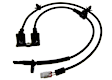 2010 Suzuki SX4 - Front, Passenger Side ABS Speed Sensor, 4-Wheel ABS, With Harness