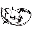 2002 Nissan Frontier - Rear, Driver or Passenger Side ABS Speed Sensor, 2-Wheel ABS, 4WD, With Harness