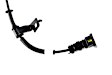 2ABS2609 Rear, Driver Side ABS Speed Sensor Sold individually