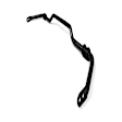 71754 Rear Sway Bar Kit, 0.74 in., Adjustable, Zinc-Plated