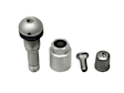 RDV021 TPMS Wheel Valve Stem (Silver) (43 mm Length) - Replaces OE Numbers: 4D0-601-361, 9P1-601-361 A, 36-14-6-792-829