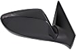 2016 Hyundai Elantra - Passenger Side Mirror, Korea or USA Built Vehicle, Power Adjust, Non-Heated, Paintable, Manual Folding, No Signal Light, No Blind Spot Feature, No Memory, No Puddle Light, No Auto-Dimming