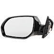 2013-2016 Hyundai Santa Fe - Driver Side Mirror, Power, Manual Folding, Non-Heated, Paintable, No Signal Light, No Memory, No Puddle Light, No Auto-Dimming, No Blind Spot Feature