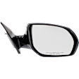 Passenger Side Mirror, Power, Manual Folding, Heated, Paintable, In-housing Signal Light, No Memory, No Puddle Light, No Auto-Dimming, No Blind Spot Feature
