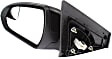 Driver Side Mirror, Power Adjust, Heated, Manual Folding, Paintable, No Signal Light, No Memory, No Puddle Light, No Auto-Dim, With Blind Spot Glass