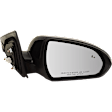 2018 Hyundai Elantra SEL - Passenger Side Mirror, USA Built Vehicle, Power Adjust, Heated, Paintable, Manual Folding, No Signal Light, With Blind Spot Detection in Glass, No Memory, No Puddle Light, No Auto-Dimming