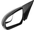Driver Side Mirror, Power Adjust, Non-Heated, Manual Folding, Paintable, No Signal Light, No Memory, No Puddle Light, No Auto-Dim, With Blind Spot Glass