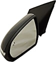 Driver Side Mirror, Power Adjust, Heated, Manual Folding, Paintable, In-housing Signal Light, With Memory, No Puddle Light, No Auto-Dim, With Blind Spot Detection in Glass