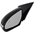 Driver Side Mirror, Power Adjust, Heated, Manual Folding, Paintable, In-housing Signal Light, No Memory, No Puddle Light, No Auto-Dim, With Blind Spot Detection in Glass