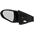 Driver Side Mirror, Power Adjust, Heated, Manual Folding, Paintable, In-housing Signal Light, No Memory, No Puddle Light, No Auto-Dim, With Blind Spot Detection in Glass