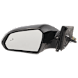 Driver Side Mirror, Power Adjust, Manual Folding, Heated, Paintable, In-housing Signal Light, With memory, No Puddle Light, No Auto-Dimming, With Blind Spot Detection in Glass