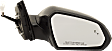 Passenger Side Mirror, Power Adjust, Manual Folding, Heated, Paintable, In-housing Signal Light, No Memory, No Puddle Light, No Auto-Dimming, With Blind Spot Detection in Glass