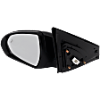 Driver Side Mirror, Power Adjust, Heated, Manual Folding, Paintable, In-housing Signal Light, No Memory, No Puddle Light, No Auto-Dim, With Blind Spot Detection in Glass